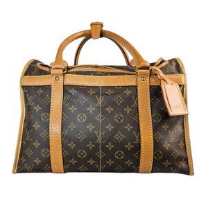 LOUIS VUITTON Monogram 16" Overnight Travel Carryall Doctor Case Bag Gym Duffle